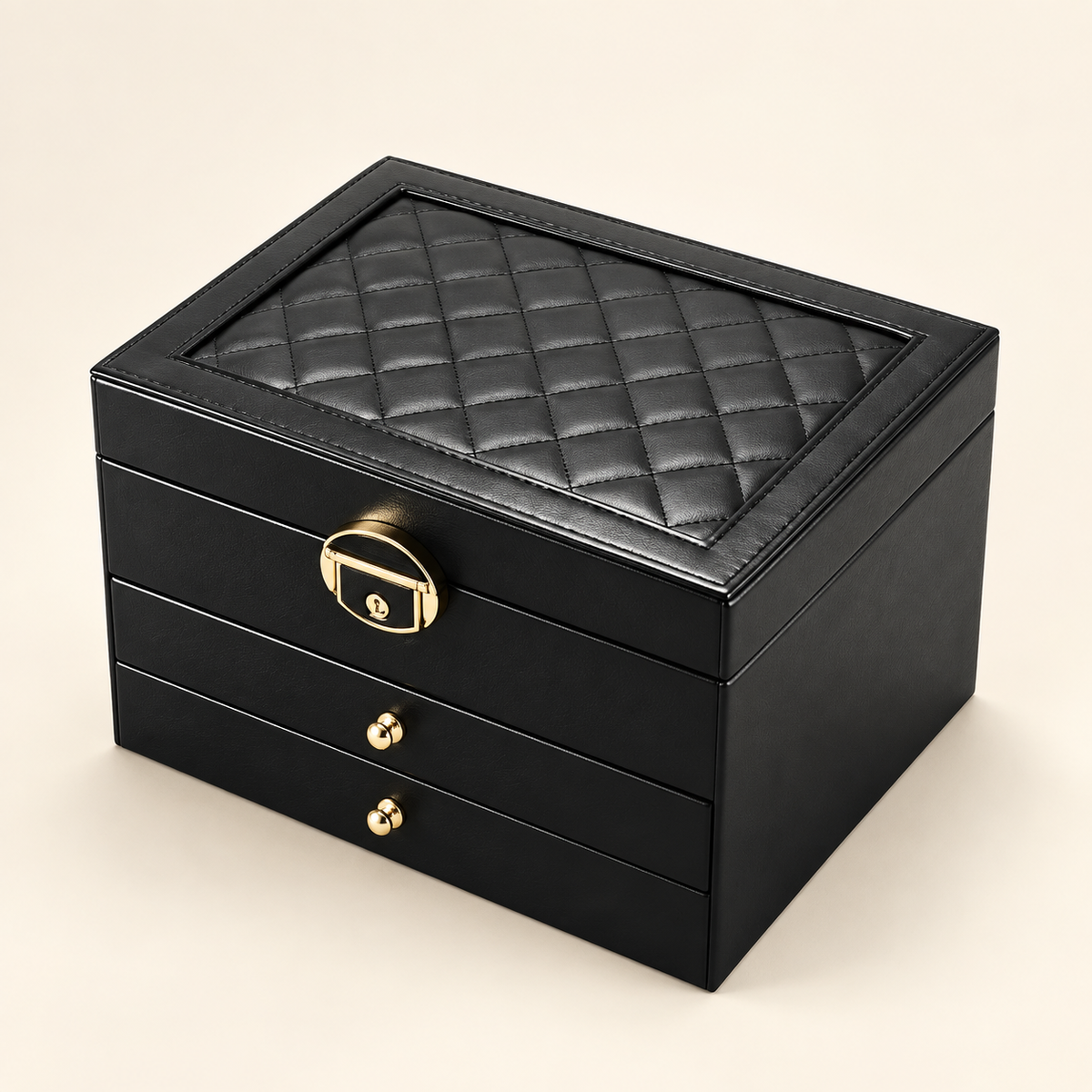 Coffret à Bijoux Élégance noir
