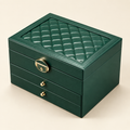 Coffret à Bijoux Élégance vert profond
