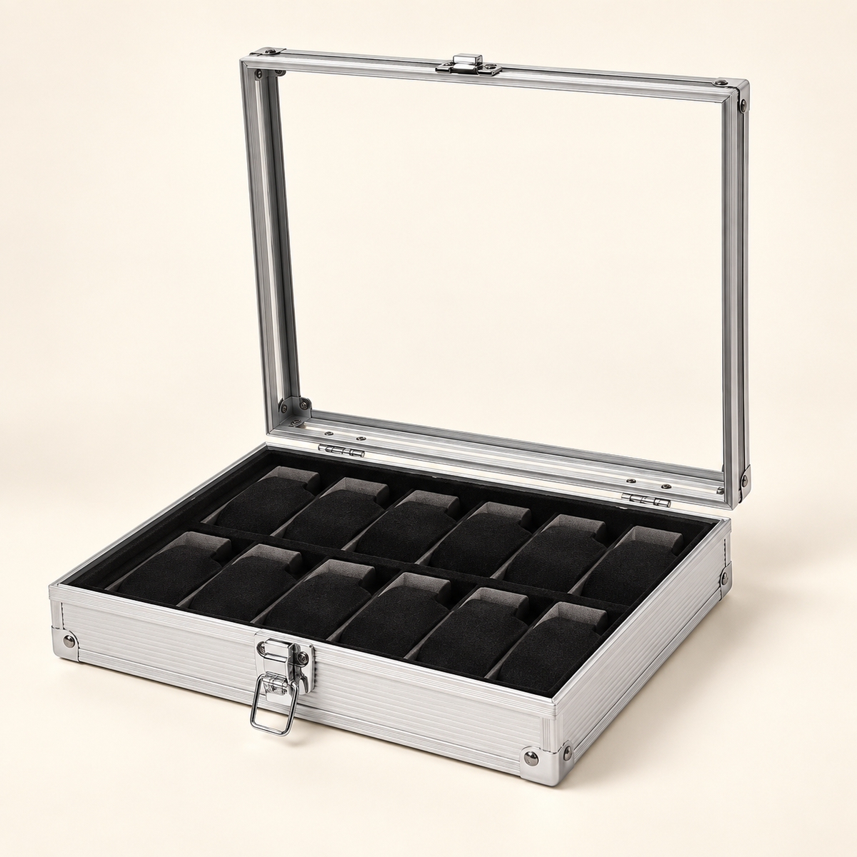 Mallette Horlogère Aluminium 12 montres