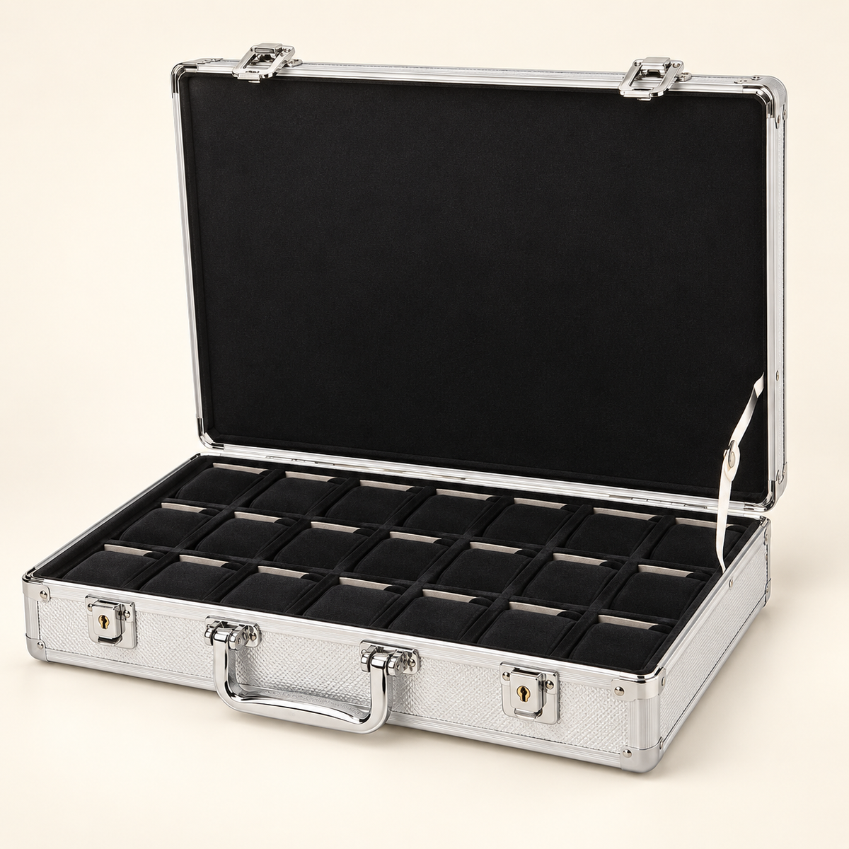 Mallette Horlogère Aluminium 24 montres