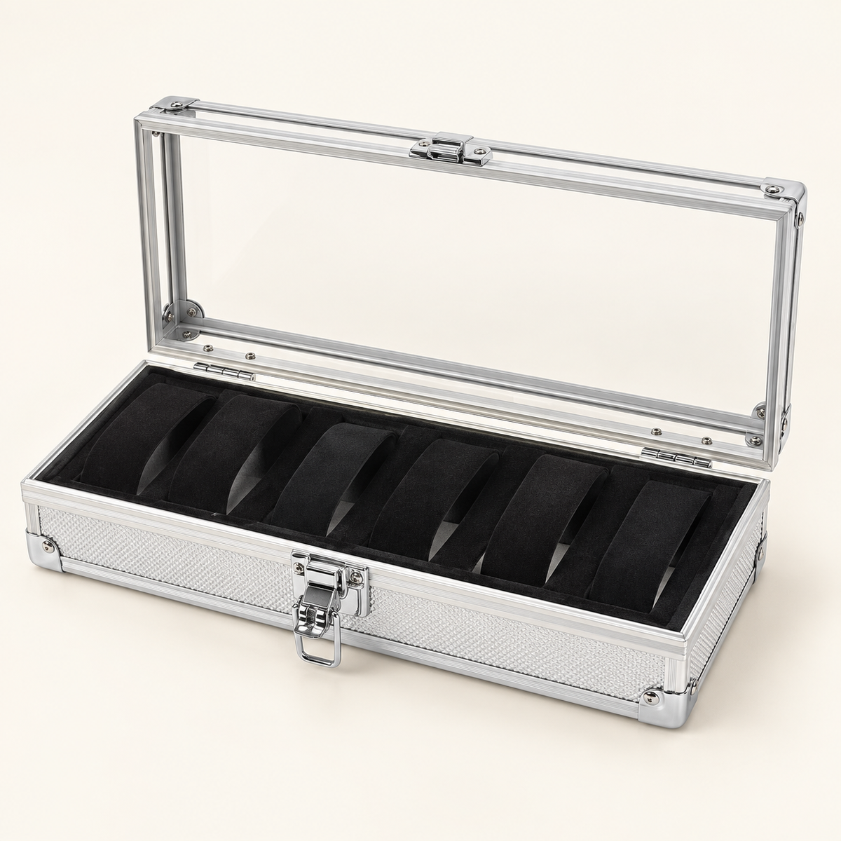 Mallette Horlogère Aluminium 6 montres