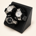 Remontoir Trio Carbon pour 3 montres, vue de face